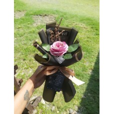 Buket Single Flowers Pink